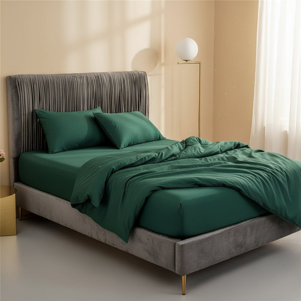 Premium Spannbettlaken Baumwolle | Atmungsaktiv & Bügelfrei - Generated Image 63