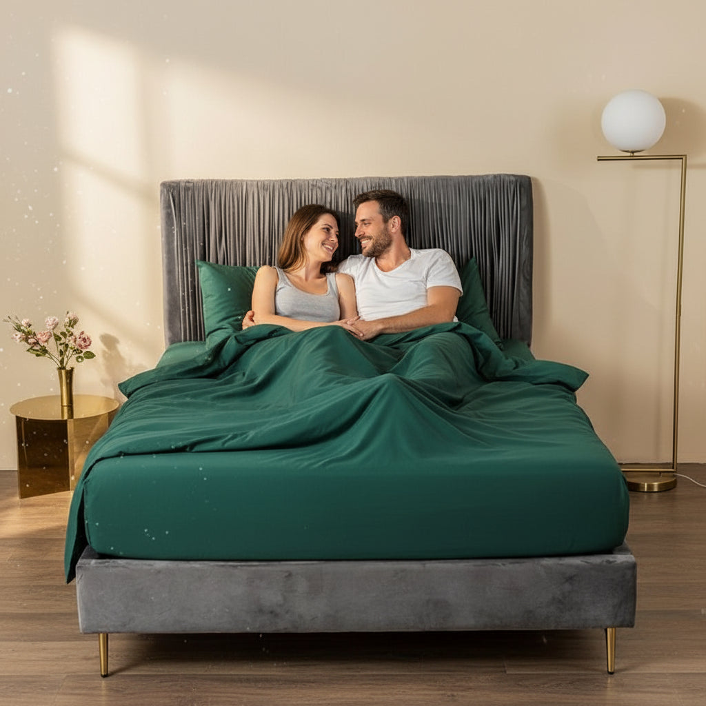 Premium Spannbettlaken Baumwolle | Atmungsaktiv & Bügelfrei - Generated Image 65