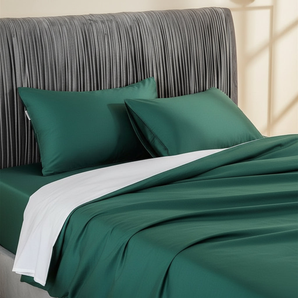 Premium Spannbettlaken Baumwolle | Atmungsaktiv & Bügelfrei - Generated Image 66