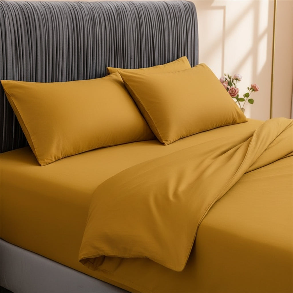 Premium Spannbettlaken Baumwolle | Atmungsaktiv & Bügelfrei - Generated Image 34