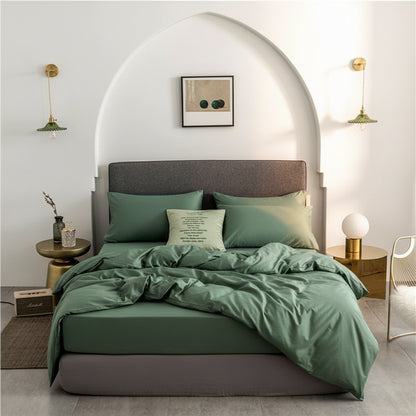 Premium Spannbettlaken Baumwolle | Atmungsaktiv & Bügelfrei - Generated Image 3