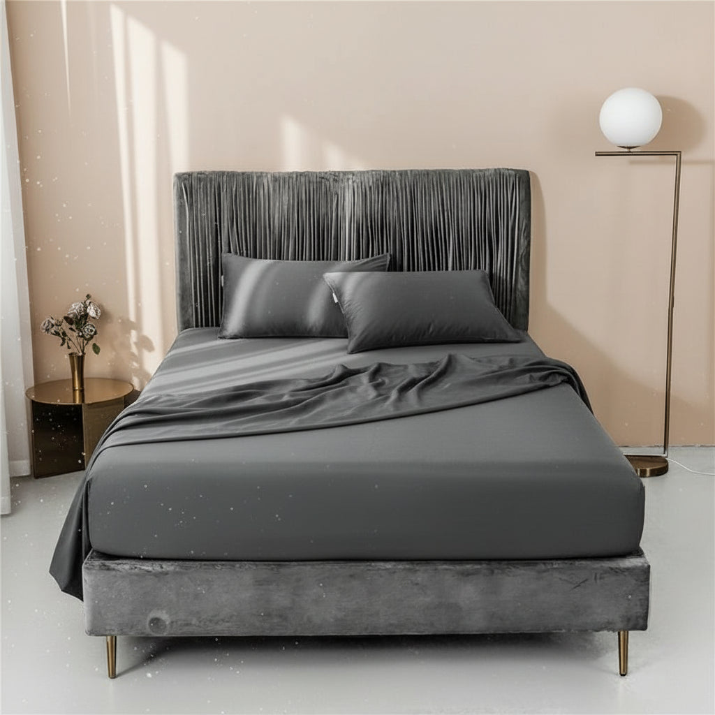 Premium Spannbettlaken Baumwolle | Atmungsaktiv & Bügelfrei - Generated Image 45