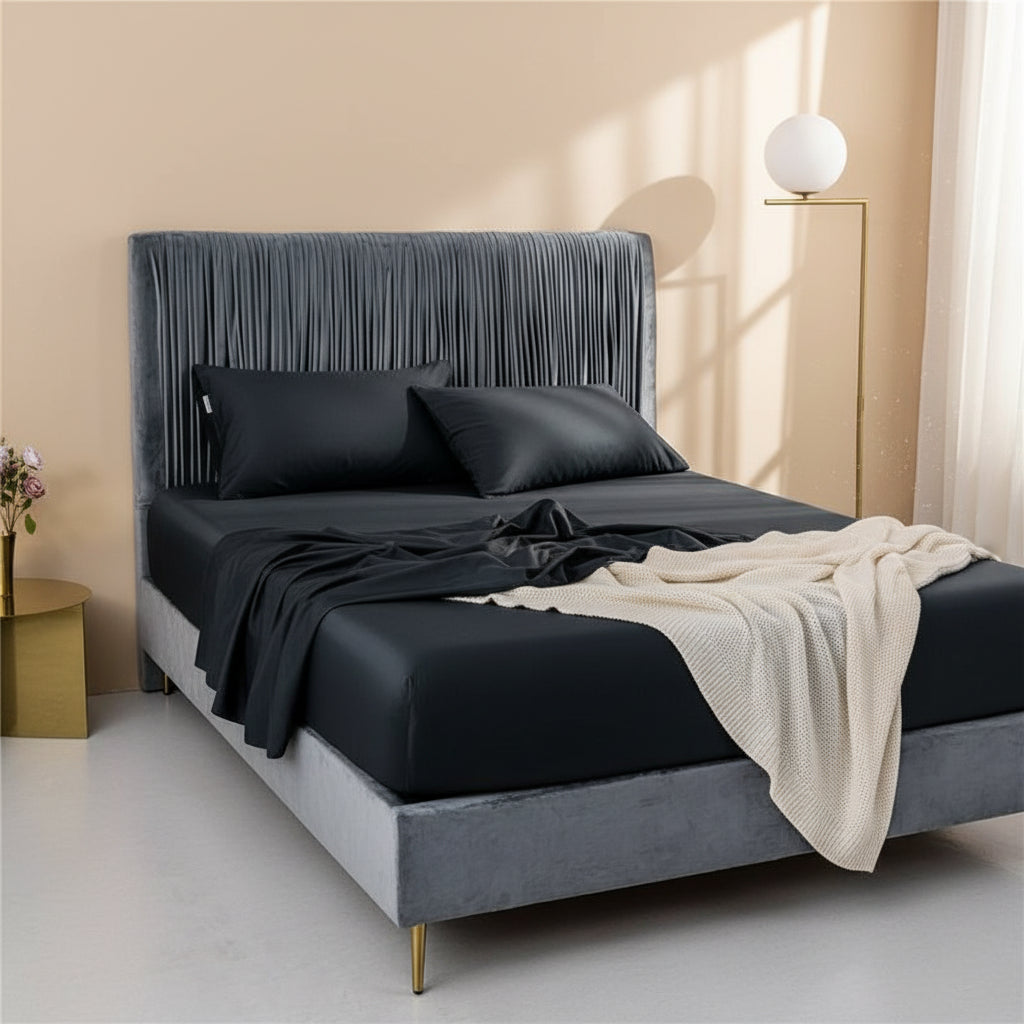 Premium Spannbettlaken Baumwolle | Atmungsaktiv & Bügelfrei - Generated Image 69