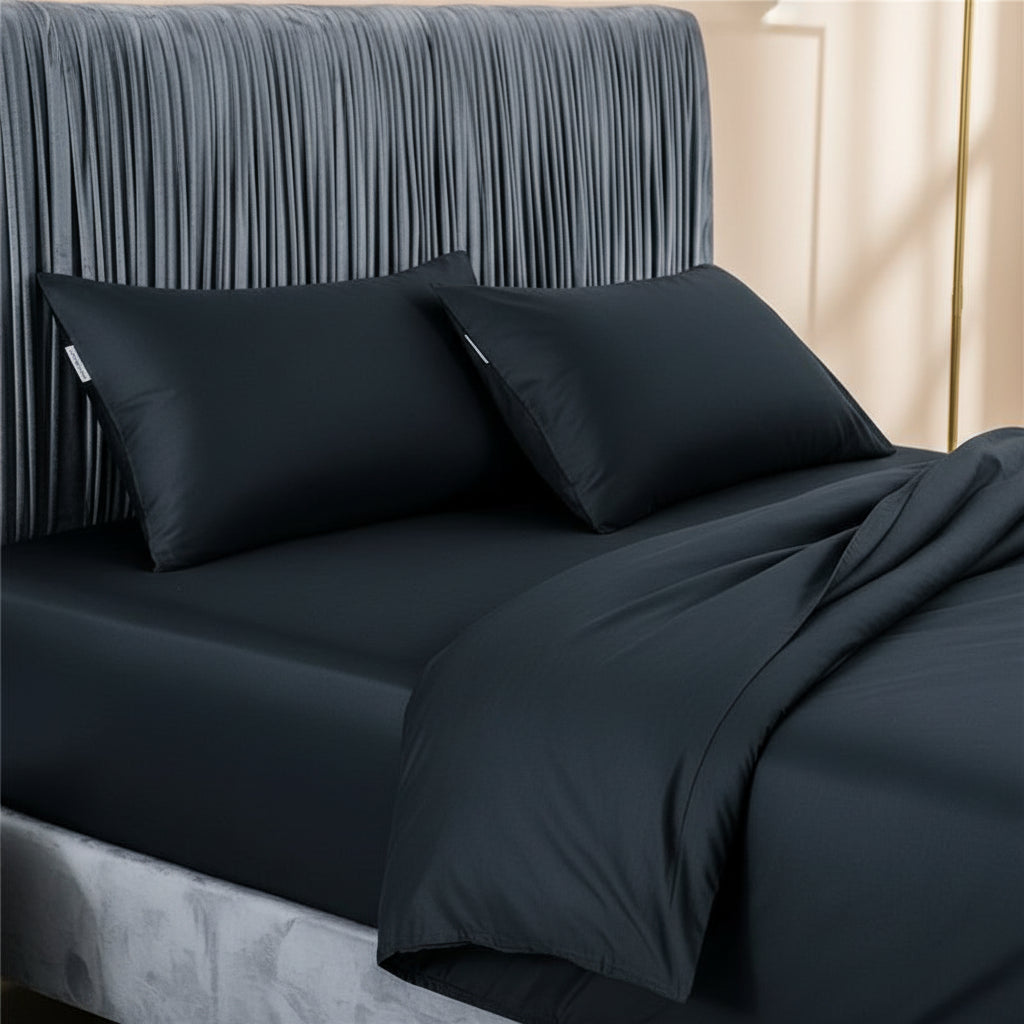 Premium Spannbettlaken Baumwolle | Atmungsaktiv & Bügelfrei - Generated Image 70