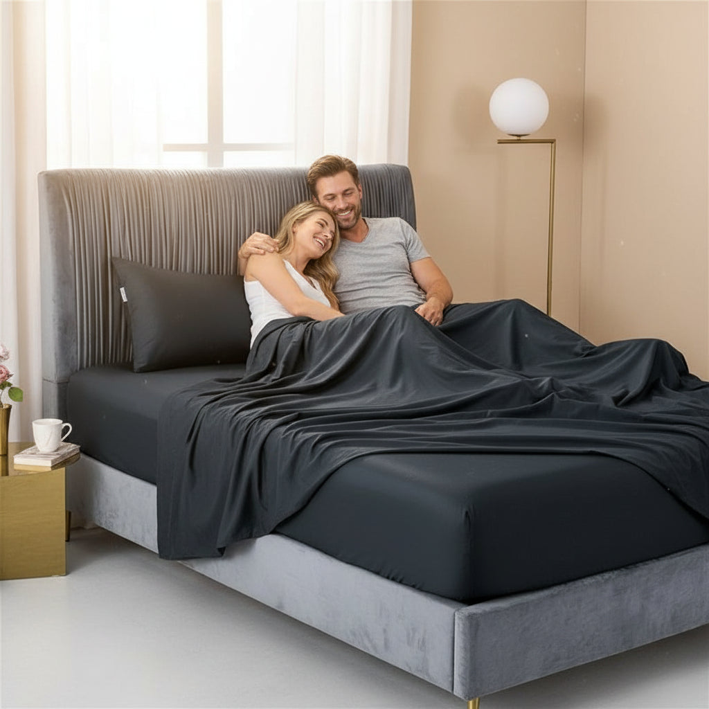 Premium Spannbettlaken Baumwolle | Atmungsaktiv & Bügelfrei - Generated Image 71