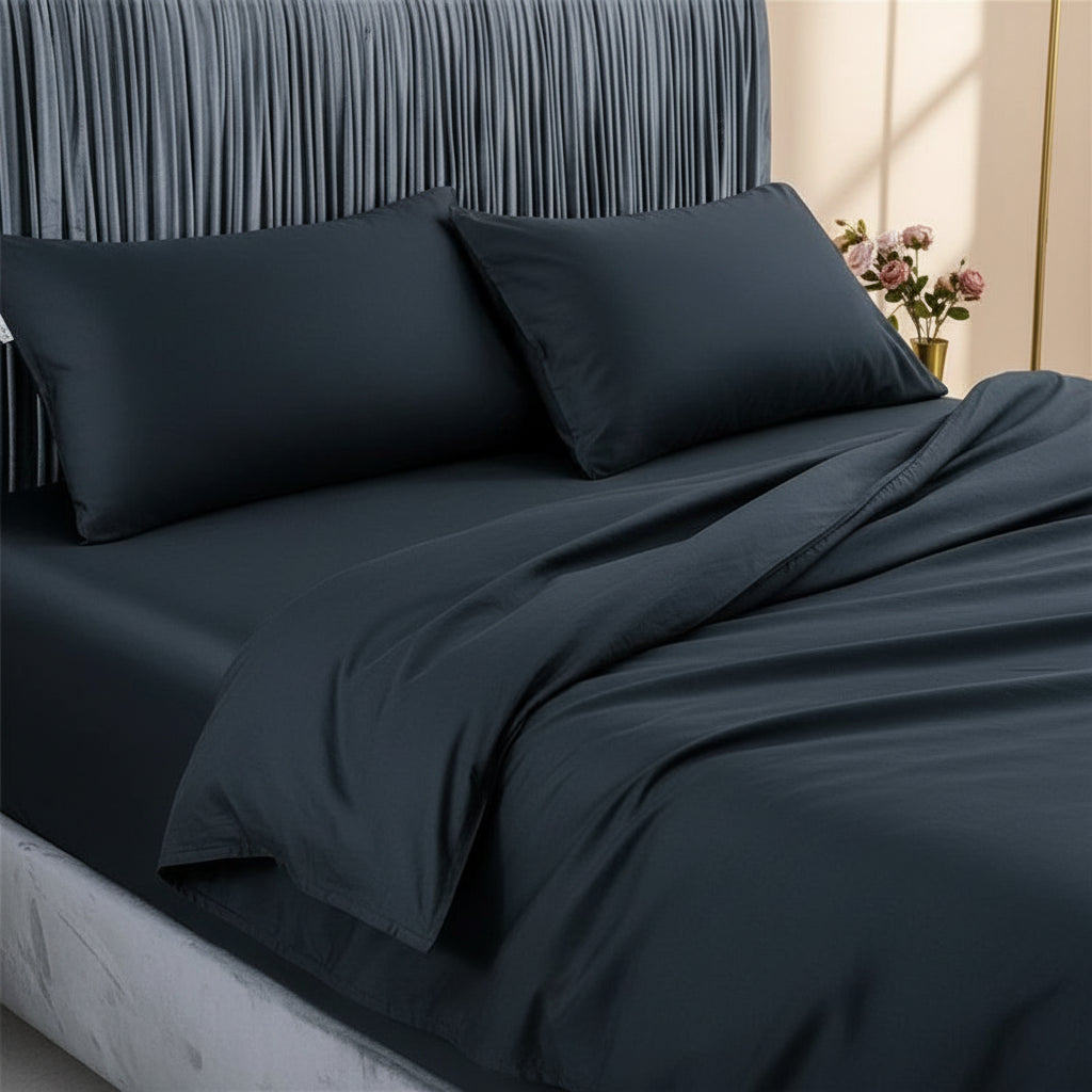 Premium Spannbettlaken Baumwolle | Atmungsaktiv & Bügelfrei - Generated Image 72