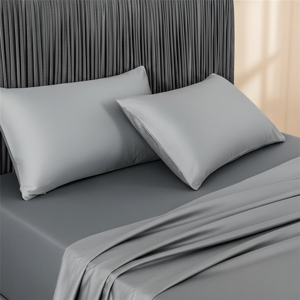 Premium Spannbettlaken Baumwolle | Atmungsaktiv & Bügelfrei - Generated Image 58