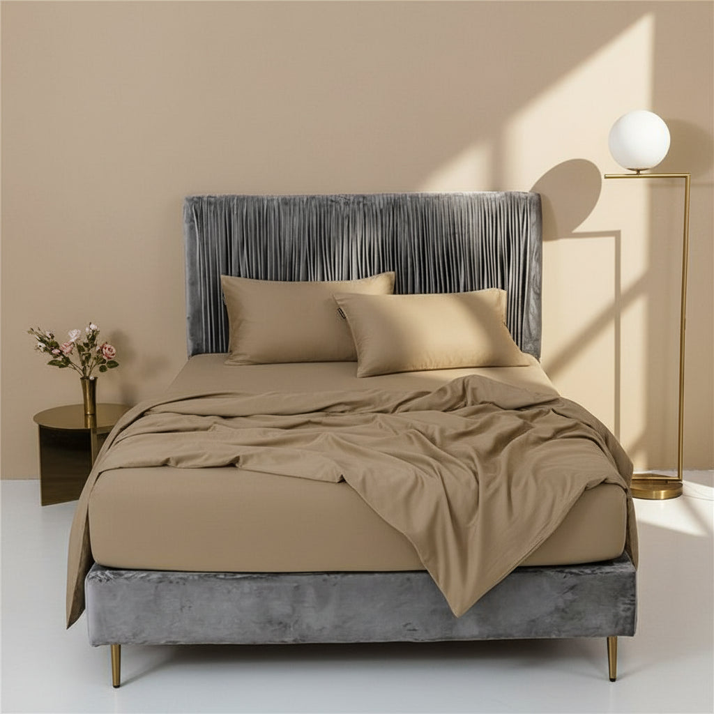 Premium Spannbettlaken Baumwolle | Atmungsaktiv & Bügelfrei - Generated Image 21