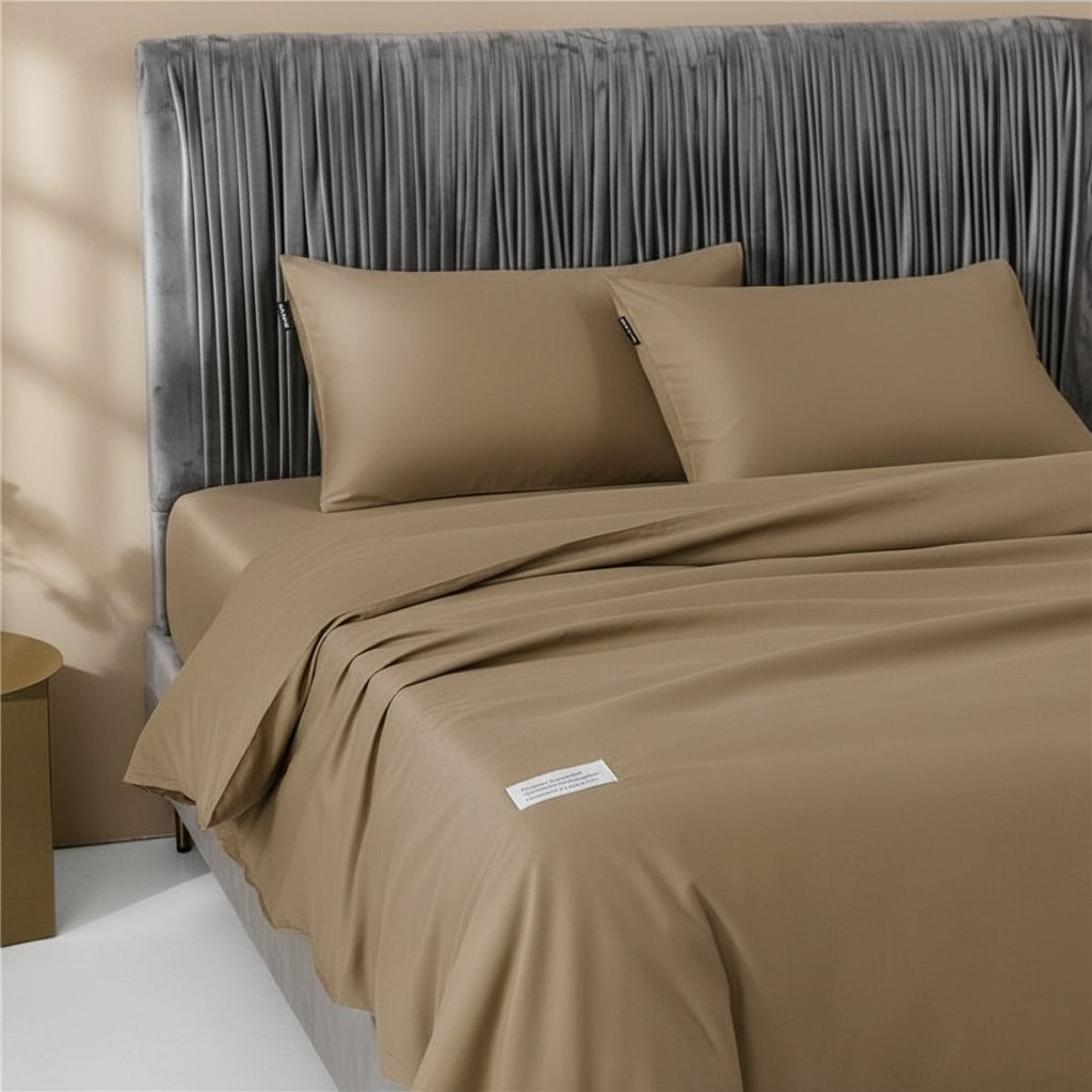 Premium Spannbettlaken Baumwolle | Atmungsaktiv & Bügelfrei - Generated Image 22