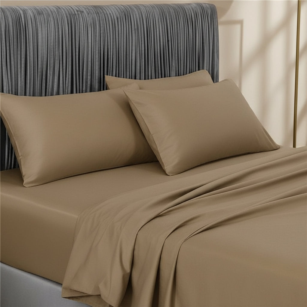 Premium Spannbettlaken Baumwolle | Atmungsaktiv & Bügelfrei - Generated Image 24