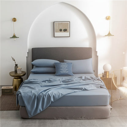 Premium Spannbettlaken Baumwolle | Atmungsaktiv & Bügelfrei - Generated Image 9