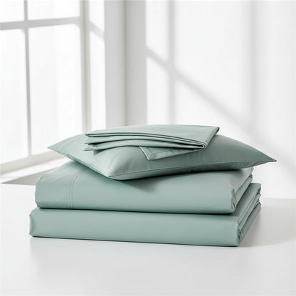 Premium Spannbettlaken Baumwolle | Atmungsaktiv & Bügelfrei - Generated Image 80