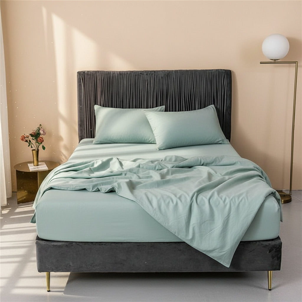 Premium Spannbettlaken Baumwolle | Atmungsaktiv & Bügelfrei - Generated Image 81