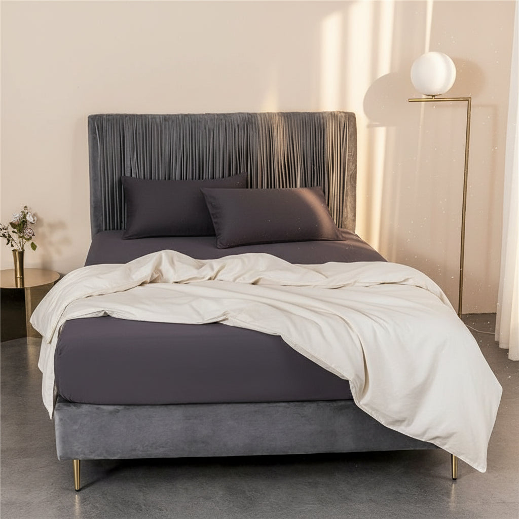 Premium Spannbettlaken Baumwolle | Atmungsaktiv & Bügelfrei - Generated Image 51