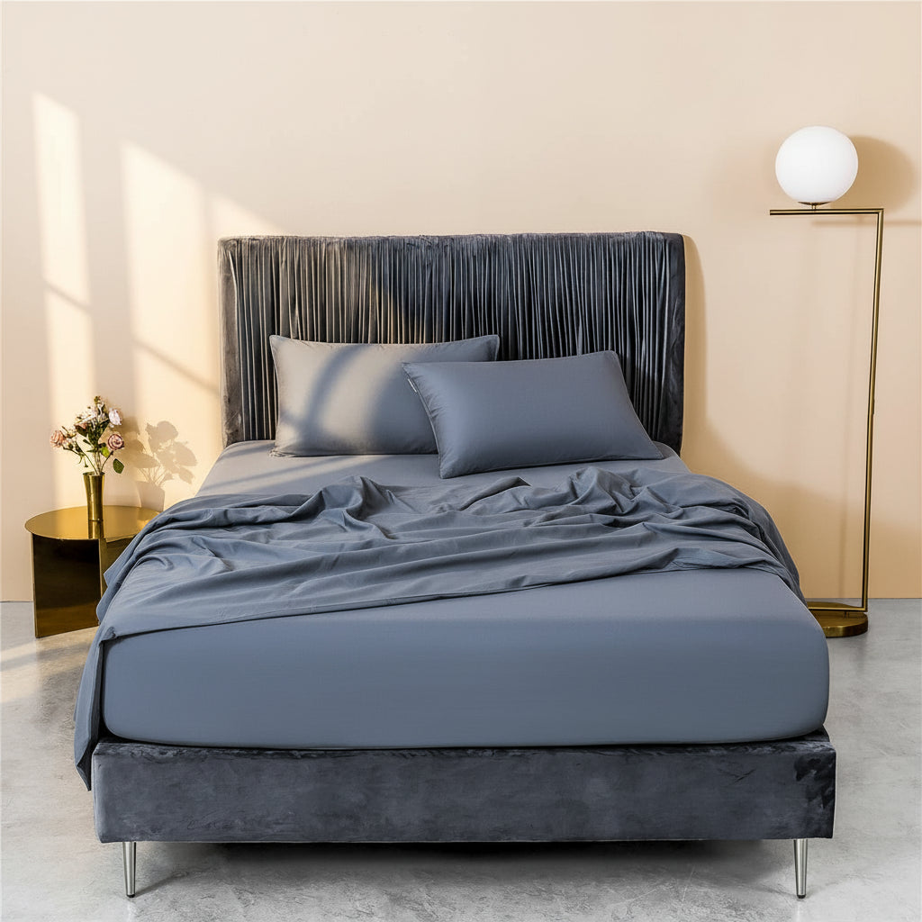 Premium Spannbettlaken Baumwolle | Atmungsaktiv & Bügelfrei - Generated Image 39