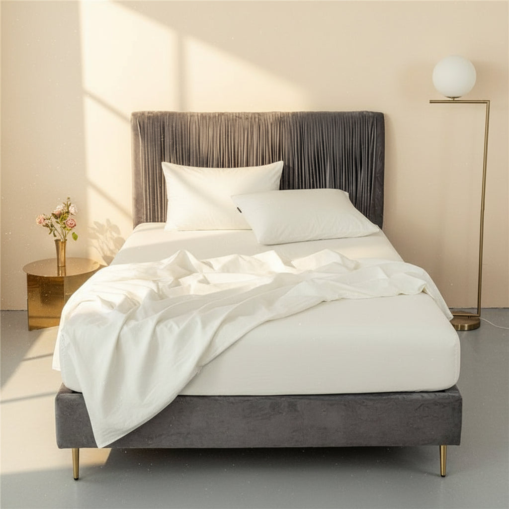 Premium Spannbettlaken Baumwolle | Atmungsaktiv & Bügelfrei - Generated Image 27