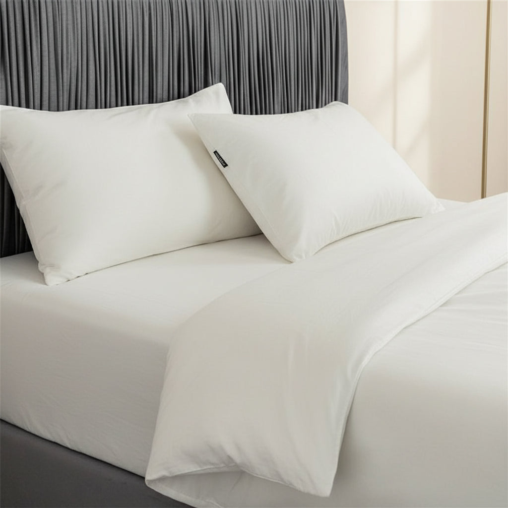 Premium Spannbettlaken Baumwolle | Atmungsaktiv & Bügelfrei - Generated Image 28