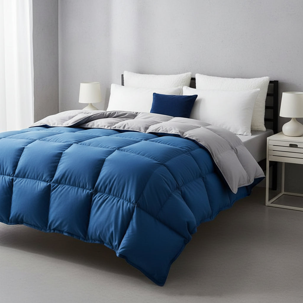 Premium Winter Daunendecke extra warm | Gänsedaunen - Generated Image 1