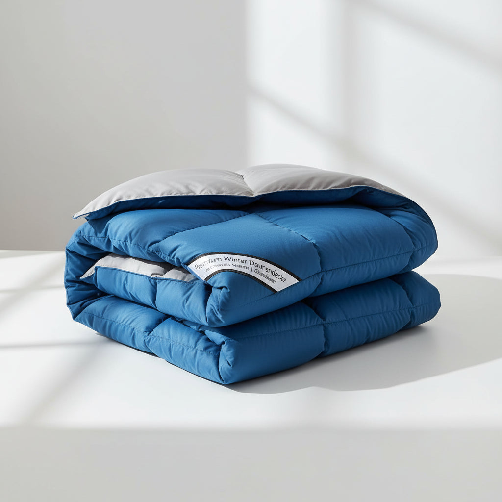 Premium Winter Daunendecke extra warm | Gänsedaunen - Generated Image 2