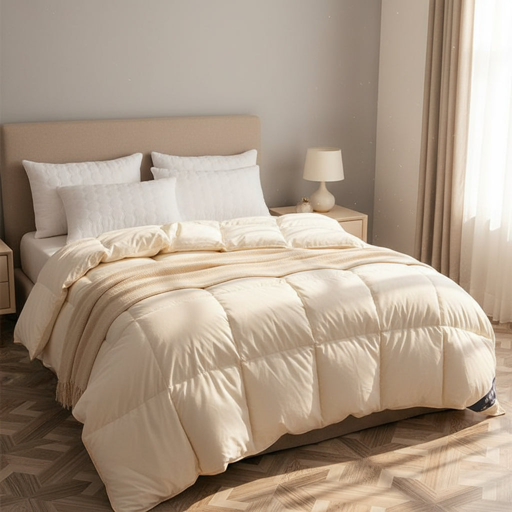 Premium Winter Daunendecke extra warm | Gänsedaunen - Generated Image 9