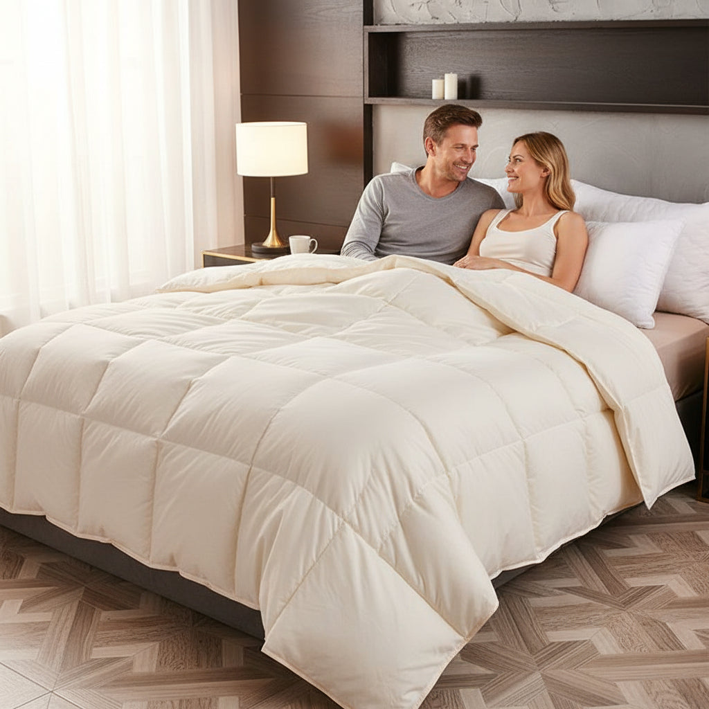 Premium Winter Daunendecke extra warm | Gänsedaunen - Generated Image 11