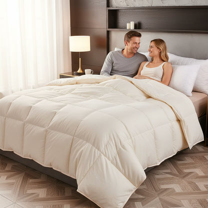 Premium Winter Daunendecke extra warm | Gänsedaunen - Generated Image 11