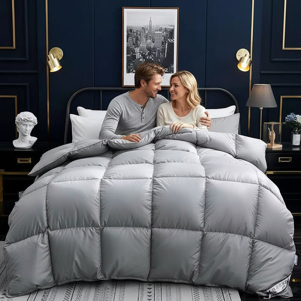 Premium Winter Daunendecke extra warm | Gänsedaunen - Generated Image 17