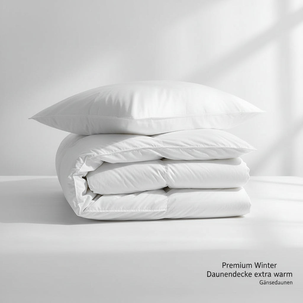 Premium Winter Daunendecke extra warm | Gänsedaunen - Generated Image 32