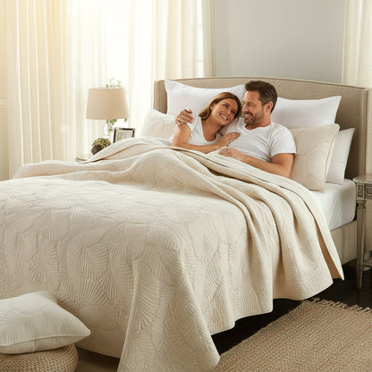 Set 3-teilig Premium Tagesdecke Steppdecke XXL | Pflegeleicht - Generated Image 29