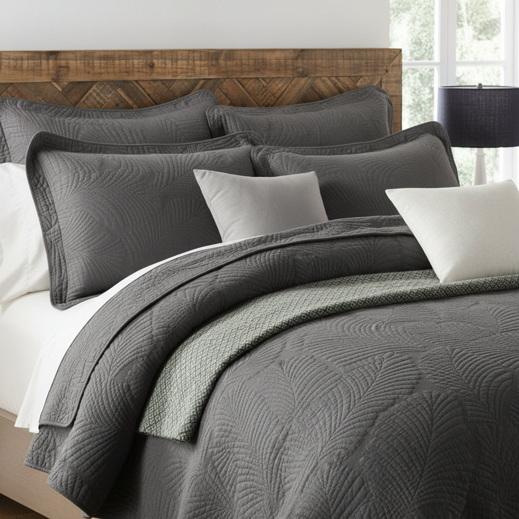 Set 3-teilig Premium Tagesdecke Steppdecke XXL | Pflegeleicht - Generated Image 22