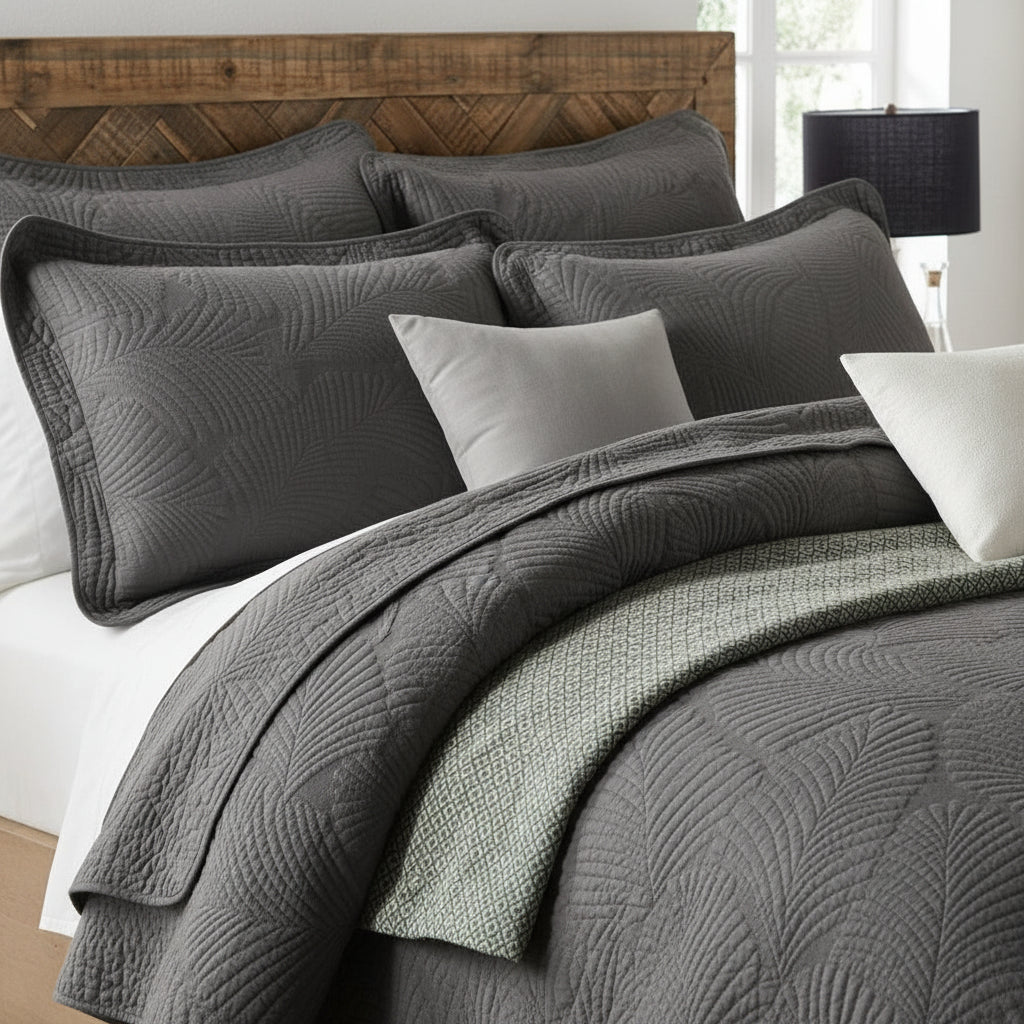 Set 3-teilig Premium Tagesdecke Steppdecke XXL | Pflegeleicht - Generated Image 24