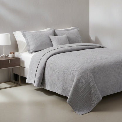 Set 3-teilig Premium Tagesdecke Steppdecke XXL | Pflegeleicht - Generated Image 31