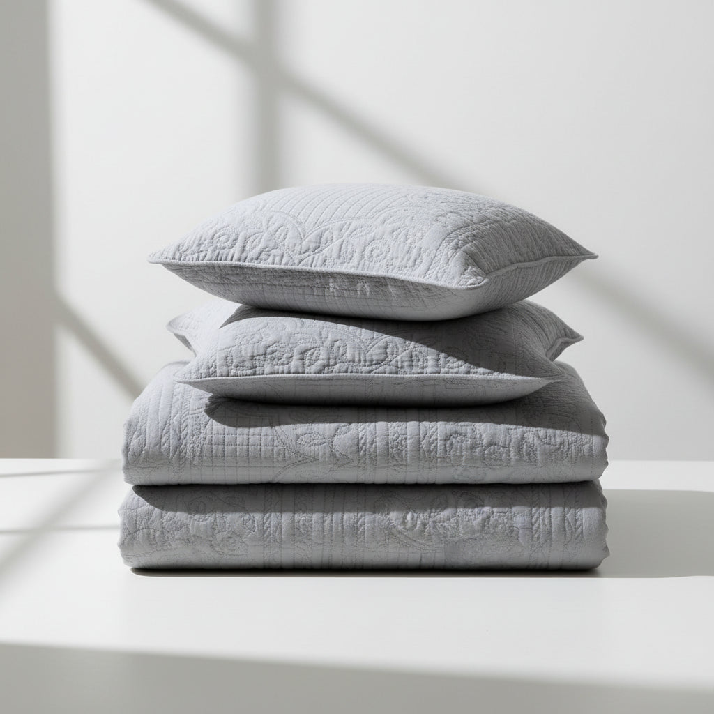 Set 3-teilig Premium Tagesdecke Steppdecke XXL | Pflegeleicht - Generated Image 32