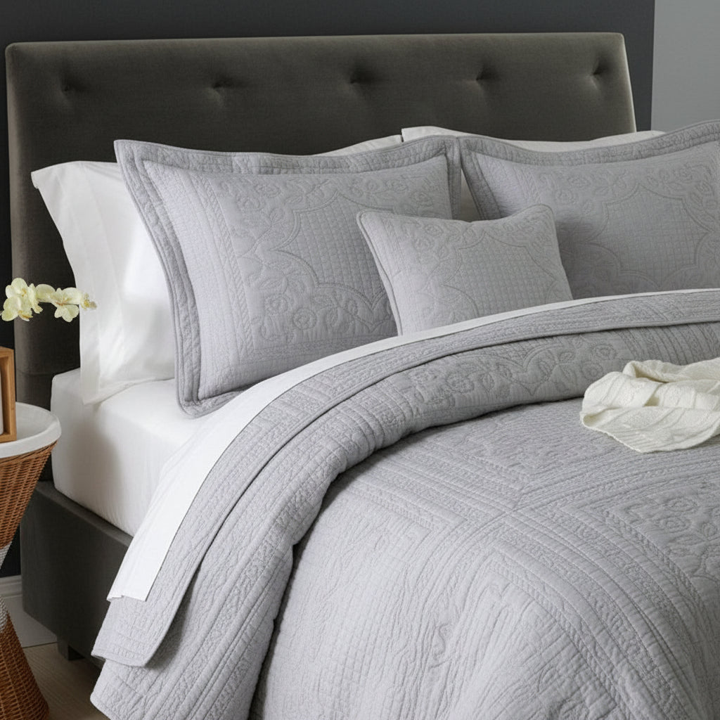 Set 3-teilig Premium Tagesdecke Steppdecke XXL | Pflegeleicht - Generated Image 34