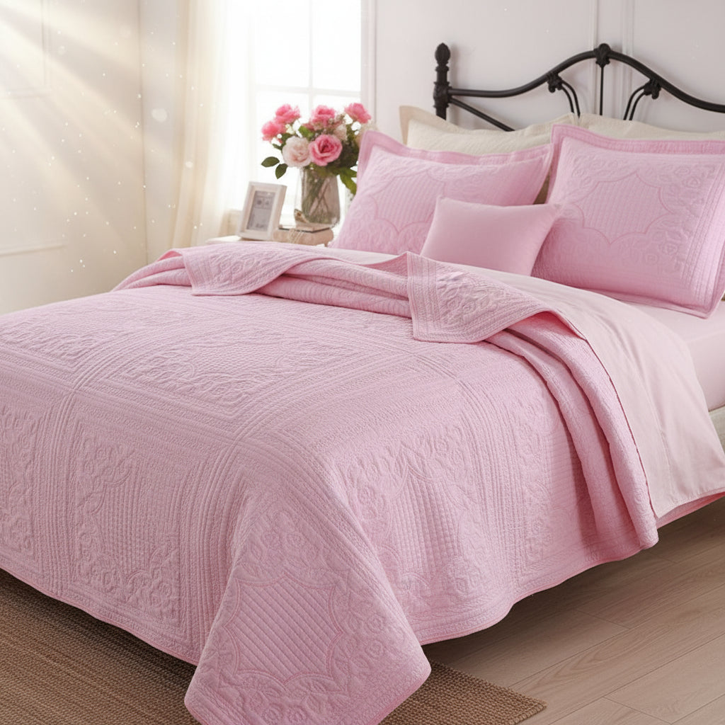 Set 3-teilig Premium Tagesdecke Steppdecke XXL | Pflegeleicht - Generated Image 3