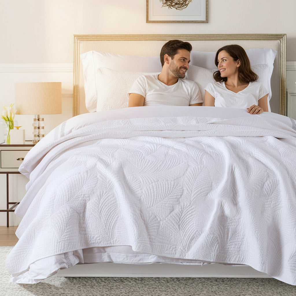 Set 3-teilig Premium Tagesdecke Steppdecke XXL | Pflegeleicht - Generated Image 11