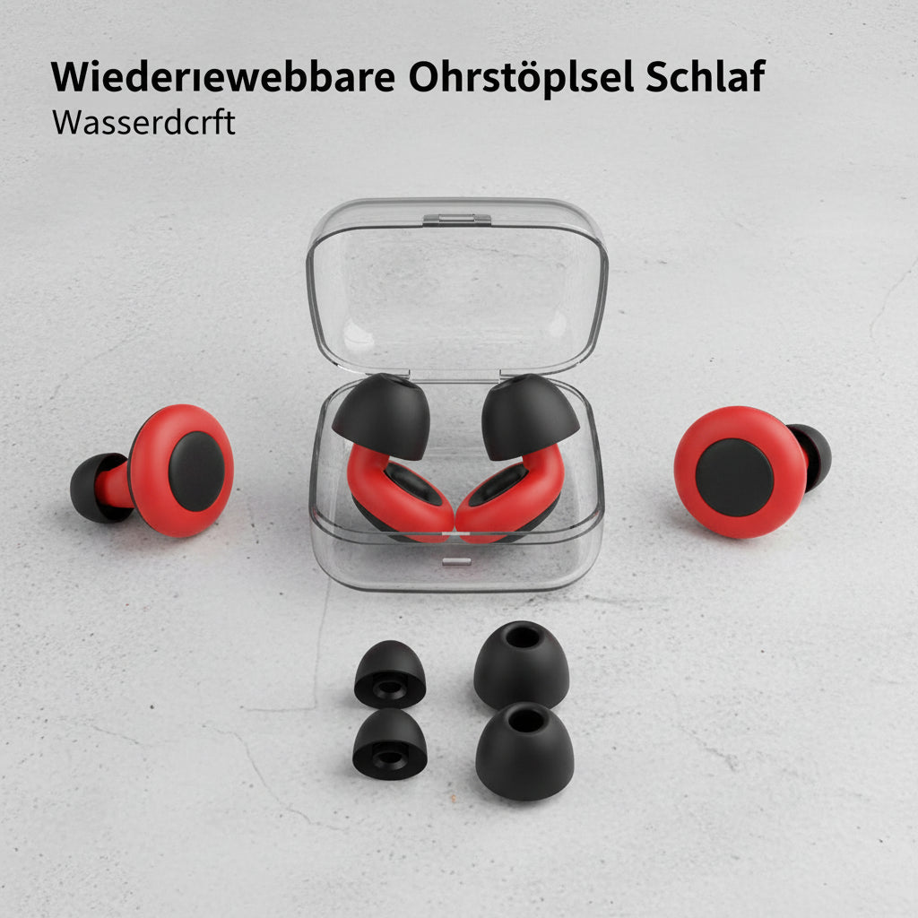 Wiederverwendbare Ohrstöpsel Schlaf | Wasserdicht - Generated Image 33