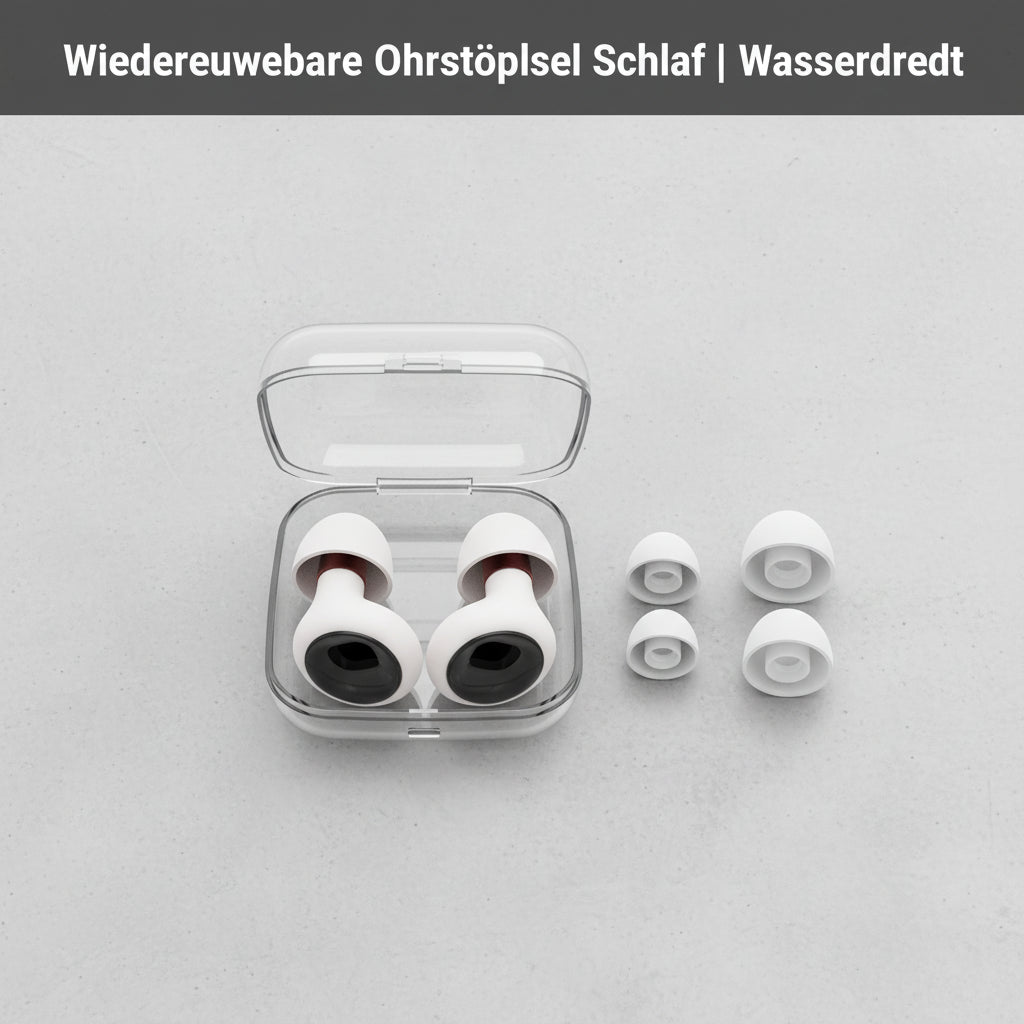 Wiederverwendbare Ohrstöpsel Schlaf | Wasserdicht - Generated Image 19