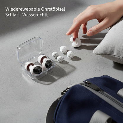 Wiederverwendbare Ohrstöpsel Schlaf | Wasserdicht - Generated Image 24