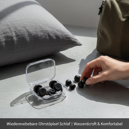 Wiederverwendbare Ohrstöpsel Schlaf | Wasserdicht - Generated Image 66