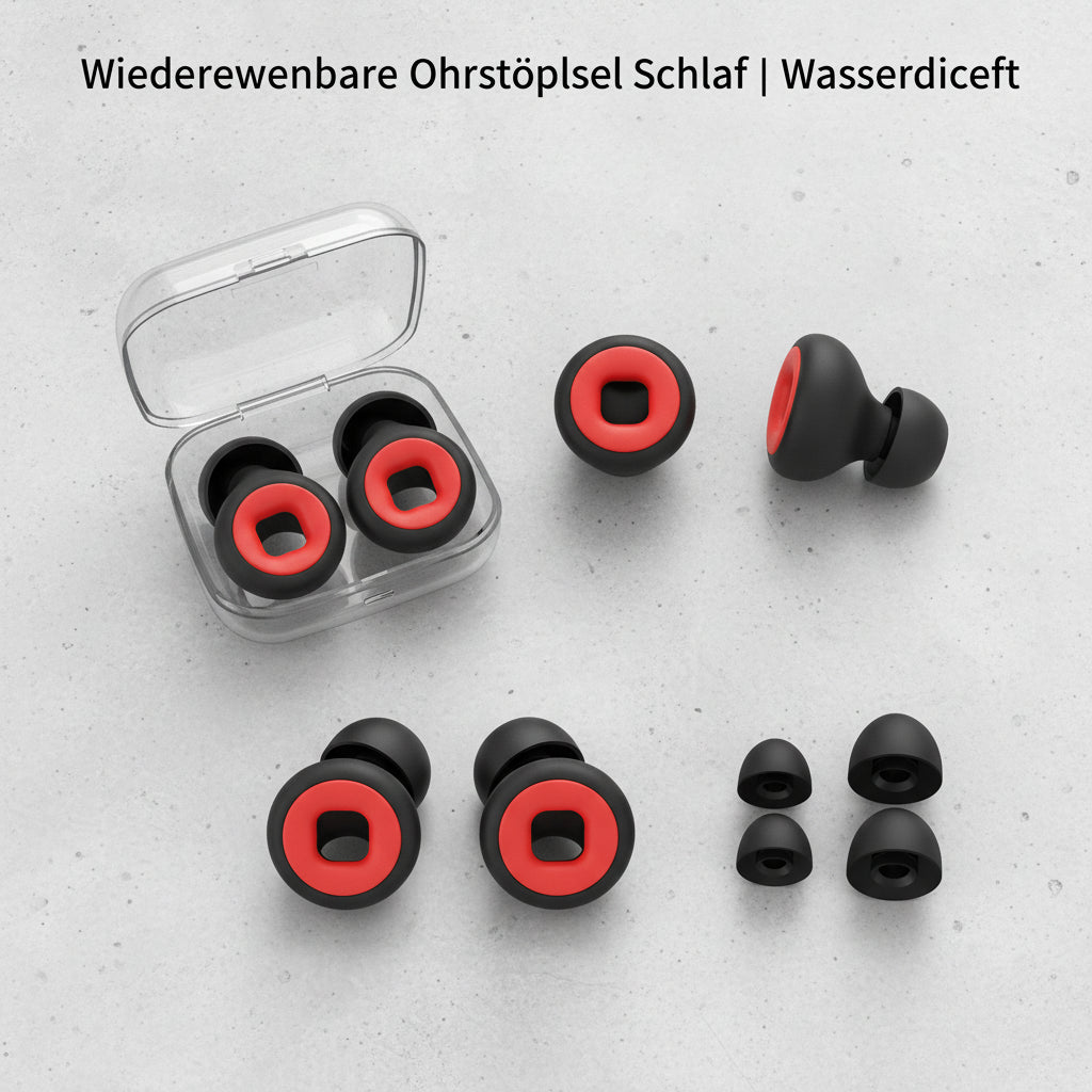 Wiederverwendbare Ohrstöpsel Schlaf | Wasserdicht - Generated Image 27