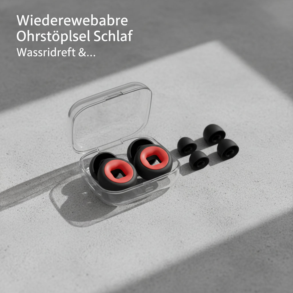 Wiederverwendbare Ohrstöpsel Schlaf | Wasserdicht - Generated Image 28