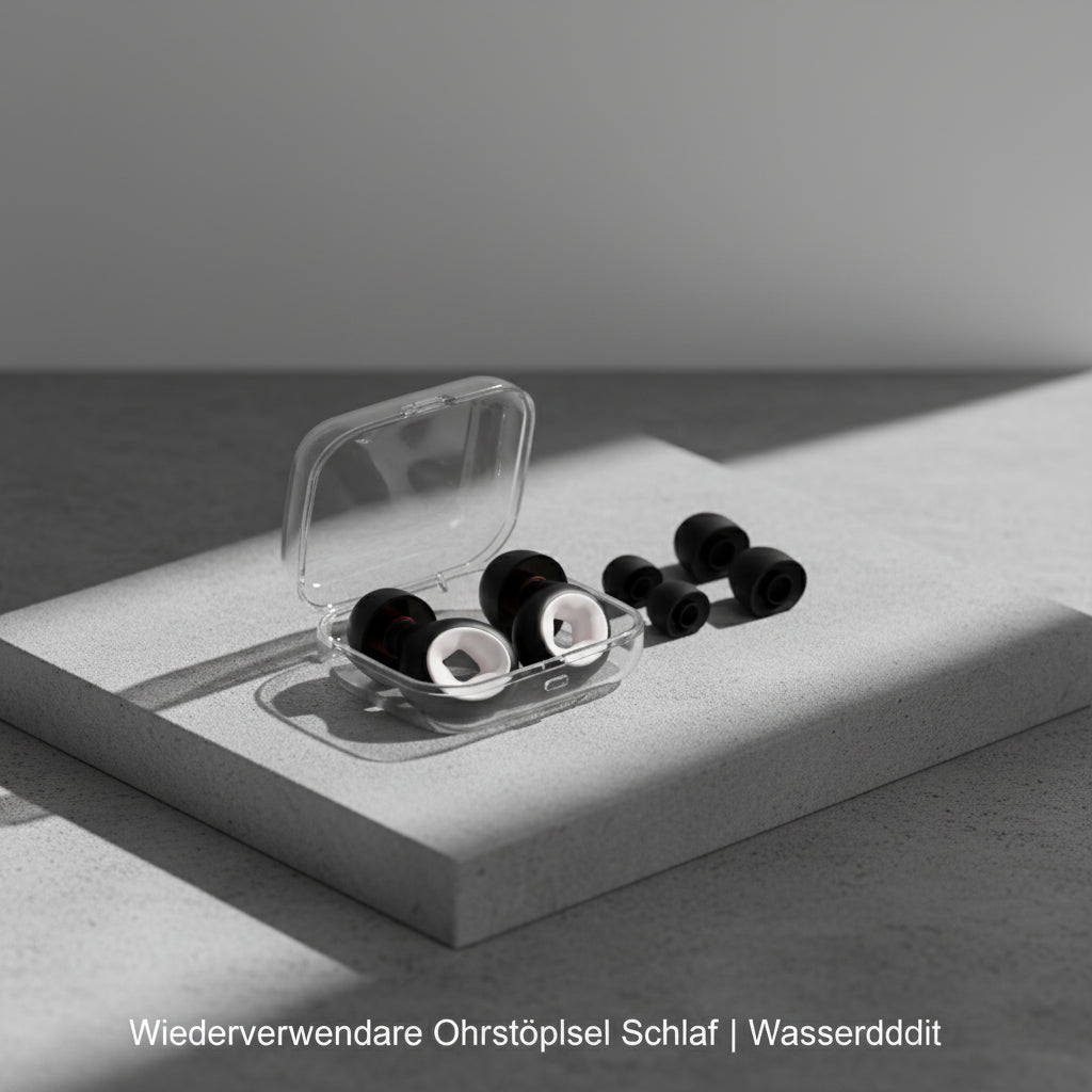 Wiederverwendbare Ohrstöpsel Schlaf | Wasserdicht - Generated Image 16