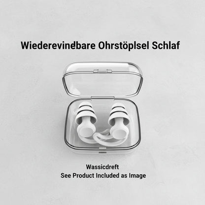 Wiederverwendbare Ohrstöpsel Schlaf | Wasserdicht - Generated Image 55