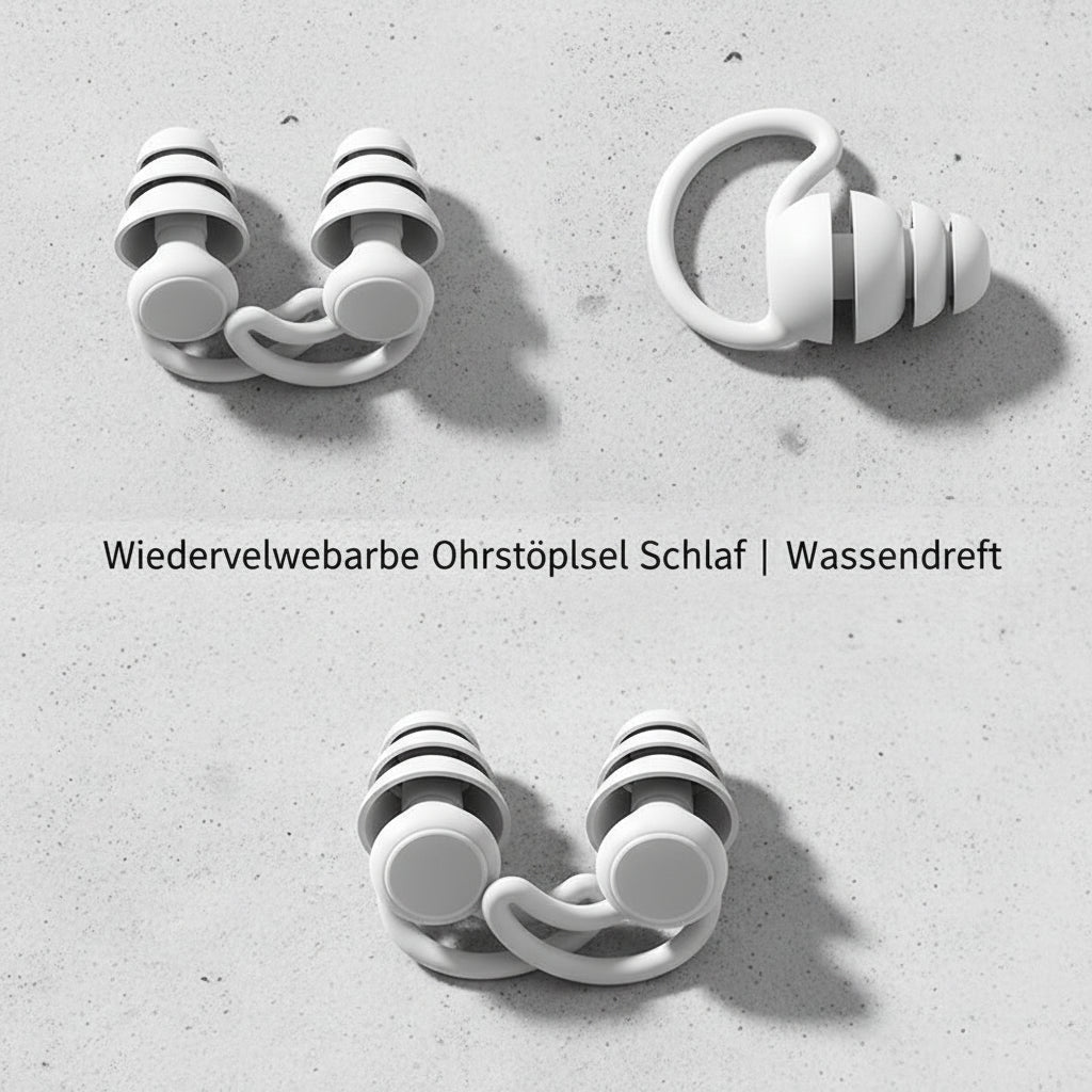 Wiederverwendbare Ohrstöpsel Schlaf | Wasserdicht - Generated Image 57