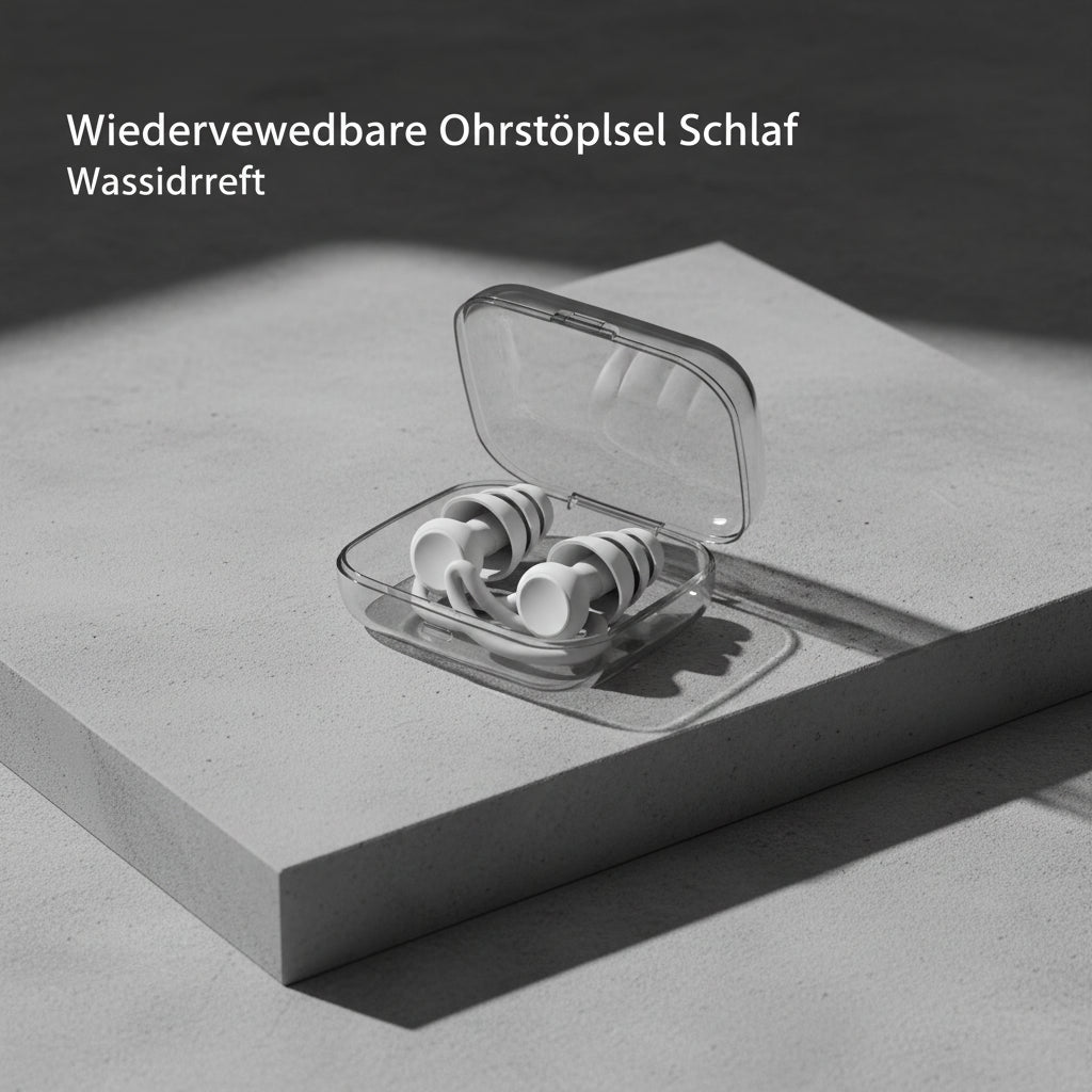 Wiederverwendbare Ohrstöpsel Schlaf | Wasserdicht - Generated Image 58