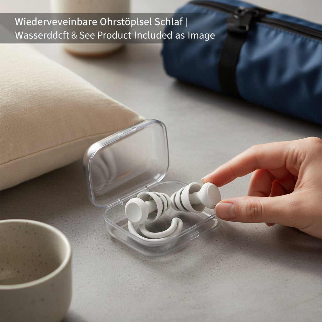 Wiederverwendbare Ohrstöpsel Schlaf | Wasserdicht - Generated Image 60