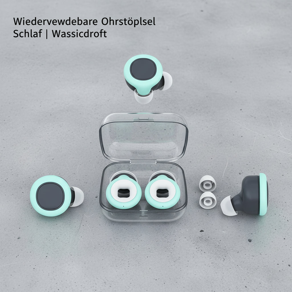Wiederverwendbare Ohrstöpsel Schlaf | Wasserdicht - Generated Image 45