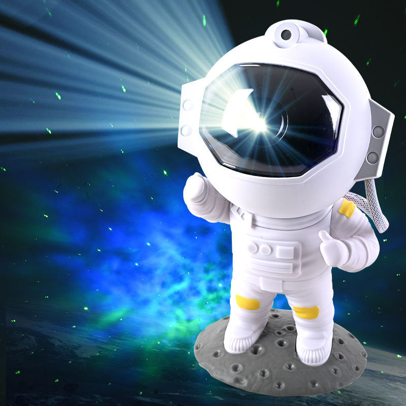 K & S | Galaxie Sternenhimmel Projektor Nachtlicht - Astronaut Lampe für Kinderzimmer, Schlafzimmer & Deko