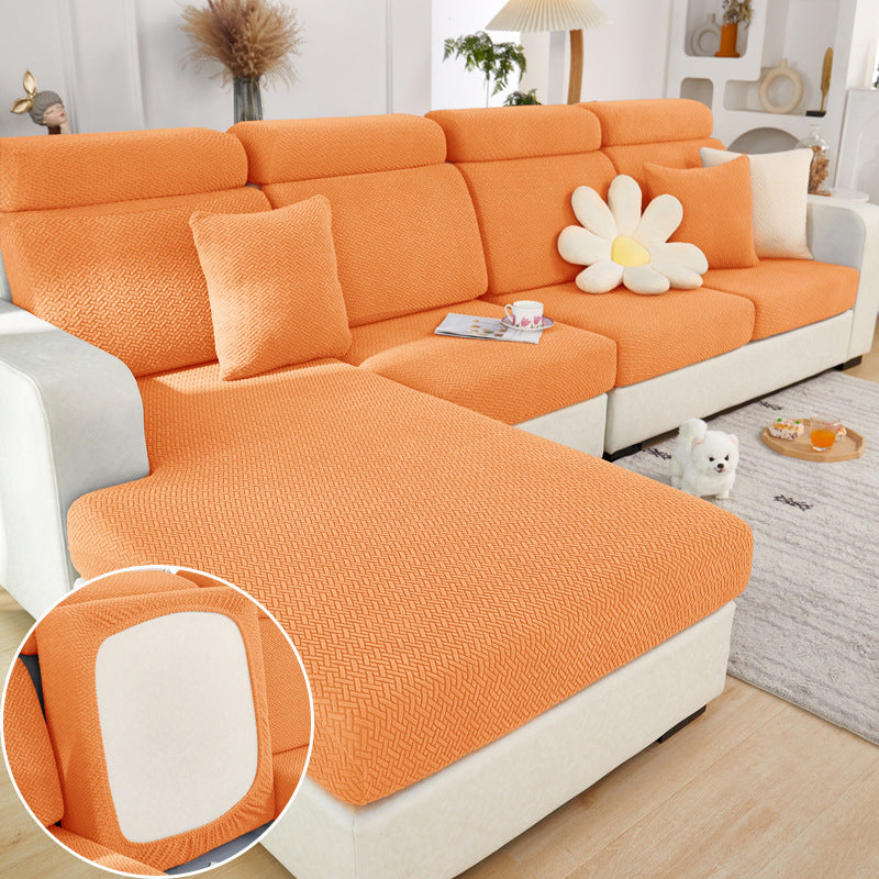 K & S | Sofaüberwurf Elastisch Universell – Waschbarer Stretch Sofabezug für Alle Jahreszeiten